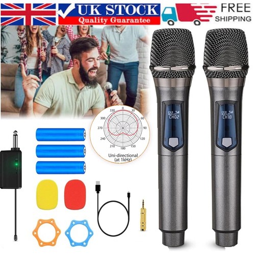 Wireless microphone uhf - 2x,