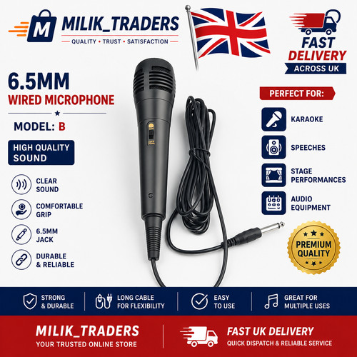 Wired vocal mic integrated - wired,