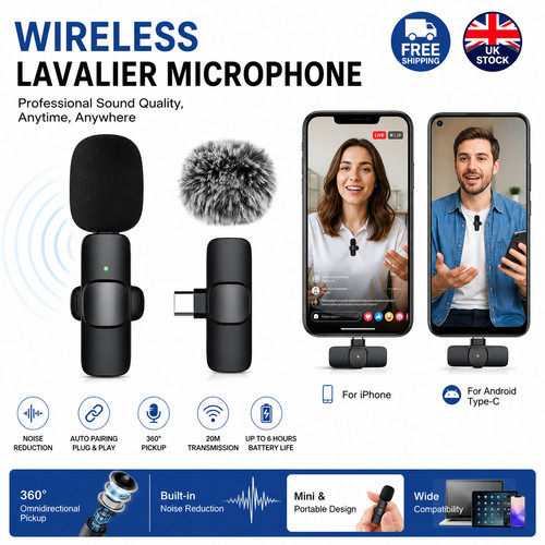 Wireless lavalier microphone - wireless,
