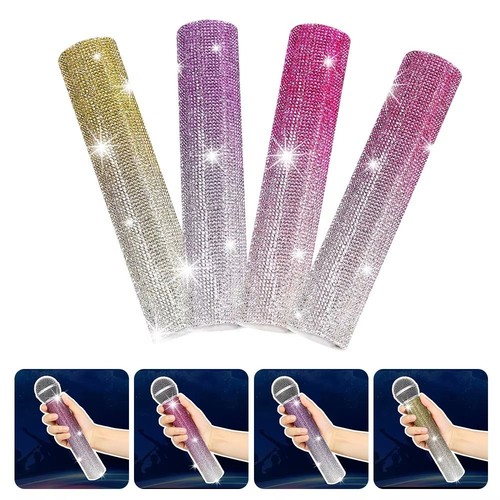 Rhinestones microphone cover - rhinestones,