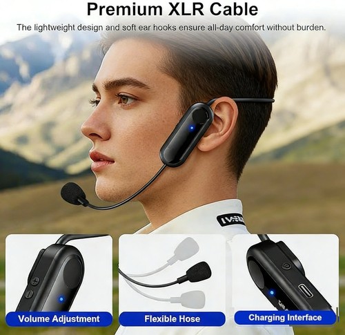 Uhf wireless headset - wireless,