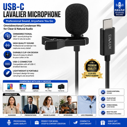 Wired pro lavalier microphone - pro,