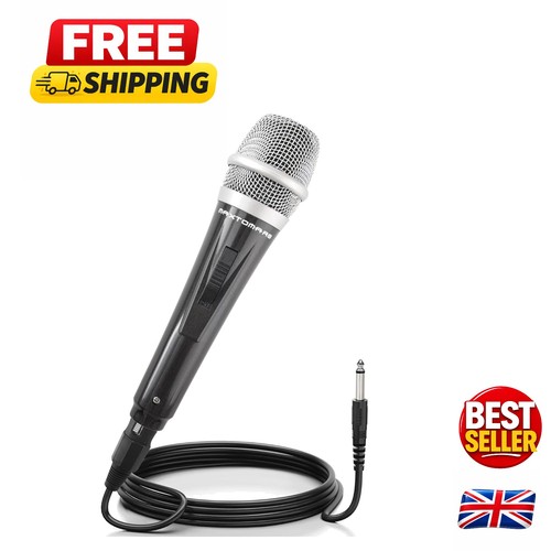 Corded handheld microphone - handheld,