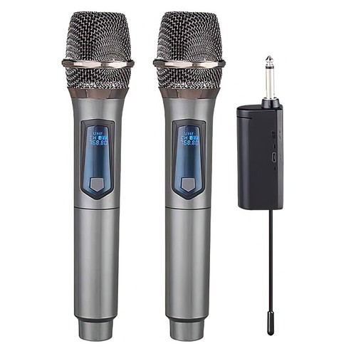 Wireless microphone uhf - 2x,
