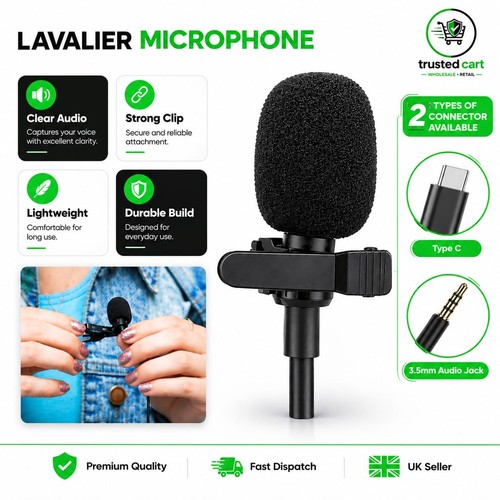 Mini lavalier lapel clip - lavalier, clip-on