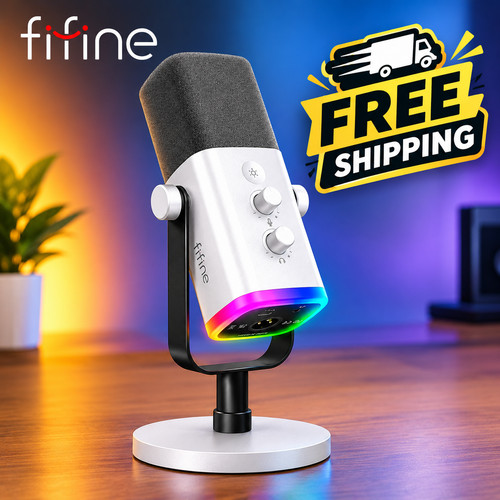 Fifine am8t usb xlr dynamic - am8t, usb/xlr